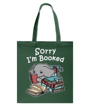 Book Sorry I'm Booked Elephant Tote Bag tile
