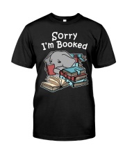 Book Sorry I'm Booked Elephant Classic T-Shirt tile