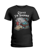 Book Sorry I'm Booked Elephant Ladies T-Shirt tile