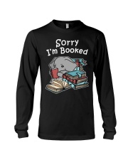 Book Sorry I'm Booked Elephant Long Sleeve Tee tile