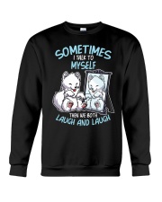Samoyed Dog Laugh And Laugh Crewneck Sweatshirt tile