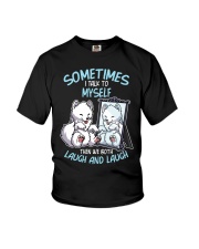Samoyed Dog Laugh And Laugh Youth T-Shirt tile