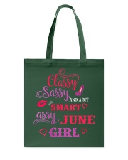 June Classy Sassy And A Bit Smart Assy June Girl Tote Bag tile