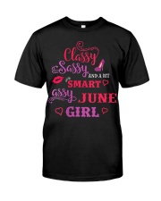 June Classy Sassy And A Bit Smart Assy June Girl Classic T-Shirt tile