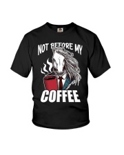 Coffee Not Before My Coffee Youth T-Shirt tile