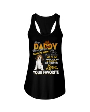 Beagle Dog Thank You For Being My Daddy Ladies Flowy Tank tile