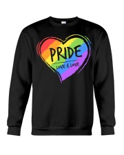 LGBT Pride Love Is Love 1 Crewneck Sweatshirt tile