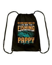 Fish I Love More Than Fishing 2 Drawstring Bag tile