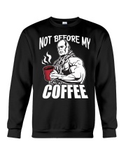 Gym Not Before My Coffee Crewneck Sweatshirt tile