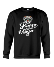 Pug Dog Puggo De Mayo Crewneck Sweatshirt tile