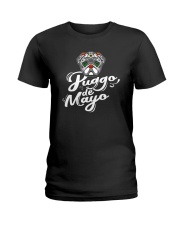 Pug Dog Puggo De Mayo Ladies T-Shirt tile