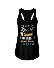 Coffee I Don't Rise And Shine Ladies Flowy Tank tile