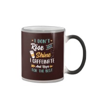 Coffee I Don't Rise And Shine Color Changing Mug tile