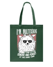 Samoyed Dog I'm Multitasking Tote Bag tile