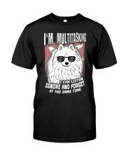Samoyed Dog I'm Multitasking Classic T-Shirt tile