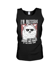 Samoyed Dog I'm Multitasking Unisex Tank tile
