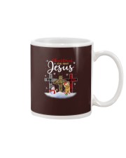 Terrier Dog Christmas Is All About Jesus Mug tile