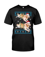 Golden Retriever Dog Golden Retriever Christmas Classic T-Shirt tile