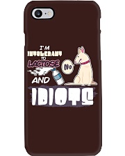 Terrier Dog I'm Intolerant To Lactose And Idiots Phone Case tile
