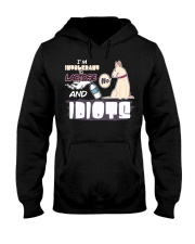 Terrier Dog I'm Intolerant To Lactose And Idiots Hooded Sweatshirt front