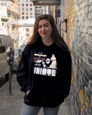 Terrier Dog I'm Intolerant To Lactose And Idiots Hooded Sweatshirt lifestyle-unisex-hoodie-front-1