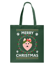 Husky Dog Christmas Gift Tote Bag tile