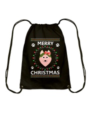 Husky Dog Christmas Gift Drawstring Bag tile