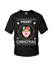Husky Dog Christmas Gift Youth T-Shirt tile