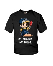 Mechanic My Kitchen My Rules Youth T-Shirt tile