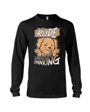 Golden Retriever Dog I'm Not Rude Long Sleeve Tee tile