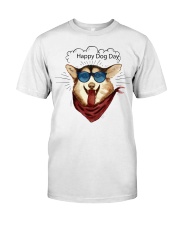 Corgi Dog Happy Dog Day Classic T-Shirt tile