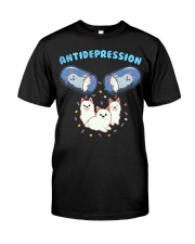 Samoyed Dog Antidepression Classic T-Shirt tile