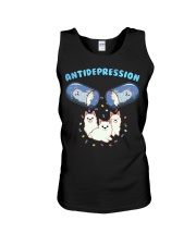 Samoyed Dog Antidepression Unisex Tank tile