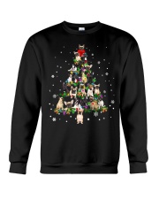 Bulldog Dog Cute Frenchies Dog Christmas Tree Crewneck Sweatshirt tile