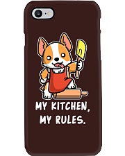 Corgi Dog My Kitchen My Rules Phone Case tile