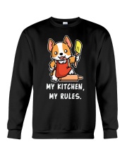 Corgi Dog My Kitchen My Rules Crewneck Sweatshirt tile