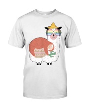 Llama Sloth Best Friends Classic T-Shirt tile