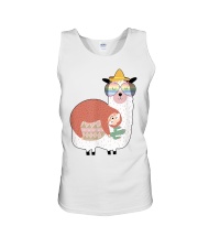 Llama Sloth Best Friends Unisex Tank tile