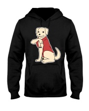 Labrador Dog Tattoo I Love Mom Hooded Sweatshirt front