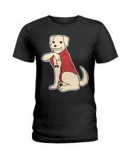 Labrador Dog Tattoo I Love Mom Ladies T-Shirt tile