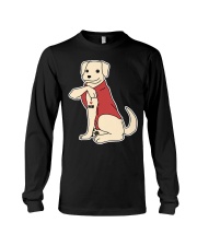 Labrador Dog Tattoo I Love Mom Long Sleeve Tee tile