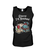 Science Sorry I'm Booked Unisex Tank tile