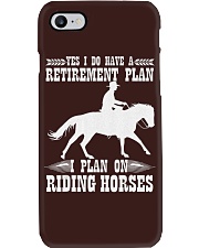 Horse Retirement Plan Riding Horses Phone Case tile