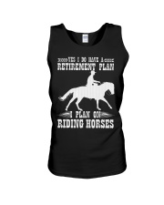 Horse Retirement Plan Riding Horses Unisex Tank tile