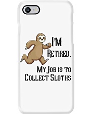 Sloth I'm Retired My Job Is To Collect Sloths Phone Case tile
