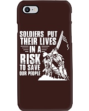 Veteran Soldiers Put Their Lives In A Risk Phone Case tile