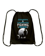 Fish Fishing Partners For Life Drawstring Bag tile