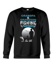 Fish Fishing Partners For Life Crewneck Sweatshirt tile