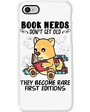 Book Nerds Don't Get Old Shiba Inu Dog Phone Case tile