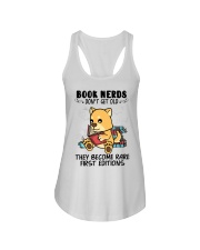 Book Nerds Don't Get Old Shiba Inu Dog Ladies Flowy Tank tile